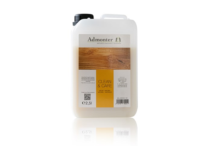 Admonter Parkettpflegemittel Clean & Care natur 2,5 L 2