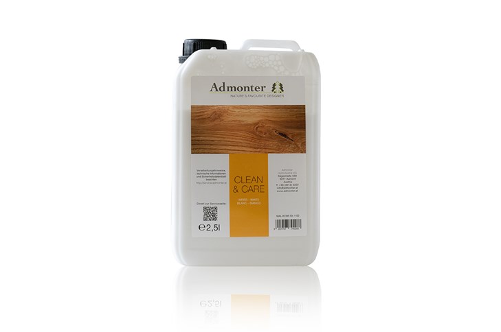 Admonter Parkettpflegemittel Clean & Care weiß  2,5 L 2