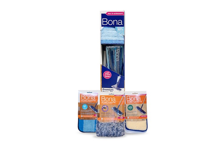 Bona Spraymop Set mit allen Zusatzpads 2