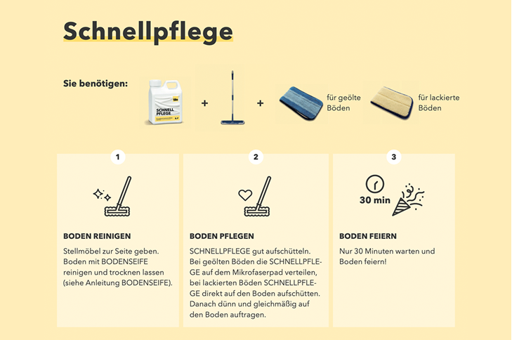 Tilo Schnellpflege für geölte und lackierte Böden 2,5 Liter 5